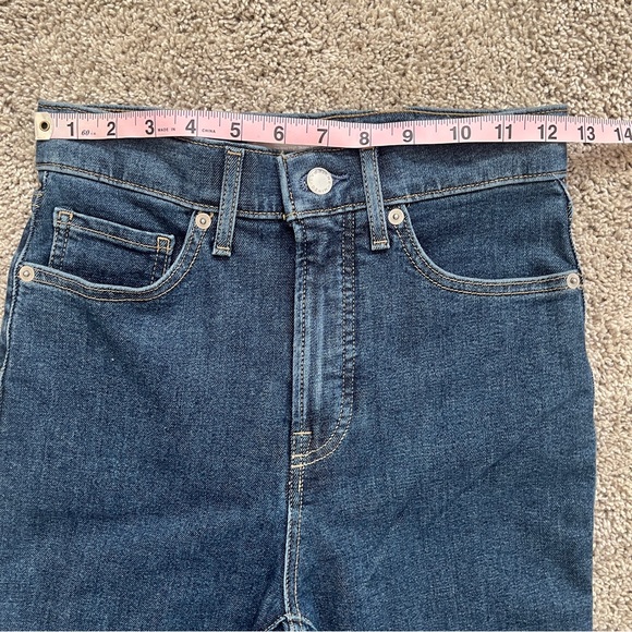 Everlane Dark Blue Size 26 R The Way Hight Skinny Jeans Organic Cotton - Picture 5 of 10